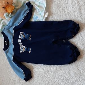 PLAYBEAR Vintage Babies Bodysuit Size 24 M Blue